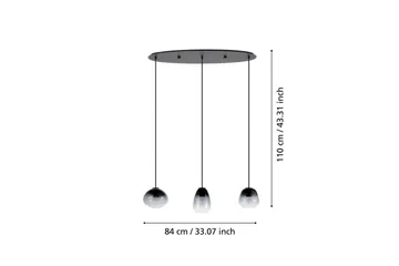 Takpendel Eglo Aguilares - Svart - Belysning - Lampor & belysning inomhus - Fönsterlampa
