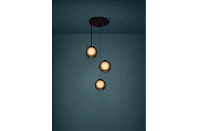 Takpendel Eglo Arangona Svart/Grå Rondell med 3 Lampor - Belysning - Lampor & belysning inomhus - Fönsterlampa
