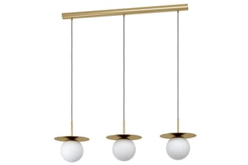 Takpendel Eglo Arenales Mässing/Opalvit med 3 Lampor - Belysning - Lampor & belysning inomhus - Fönsterlampa