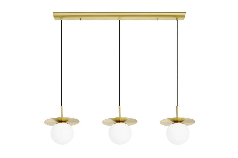 Takpendel Eglo Arenales Mässing/Opalvit med 3 Lampor