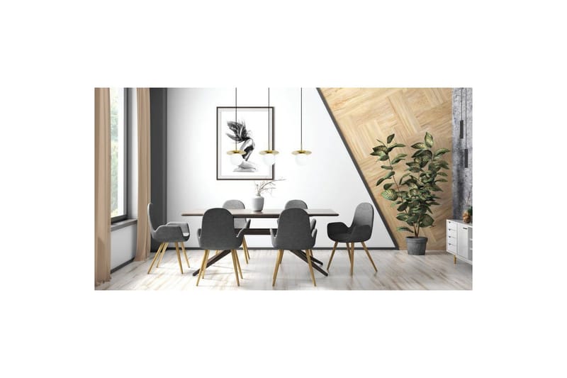 Takpendel Eglo Arenales Mässing/Opalvit med 3 Lampor - Belysning - Lampor & belysning inomhus - Fönsterlampa