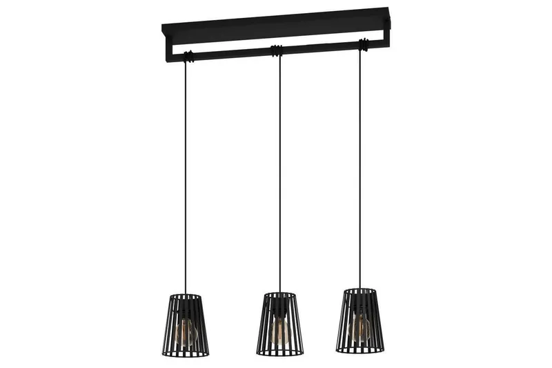 Takpendel Eglo Bogota Svart med 3 Lampor