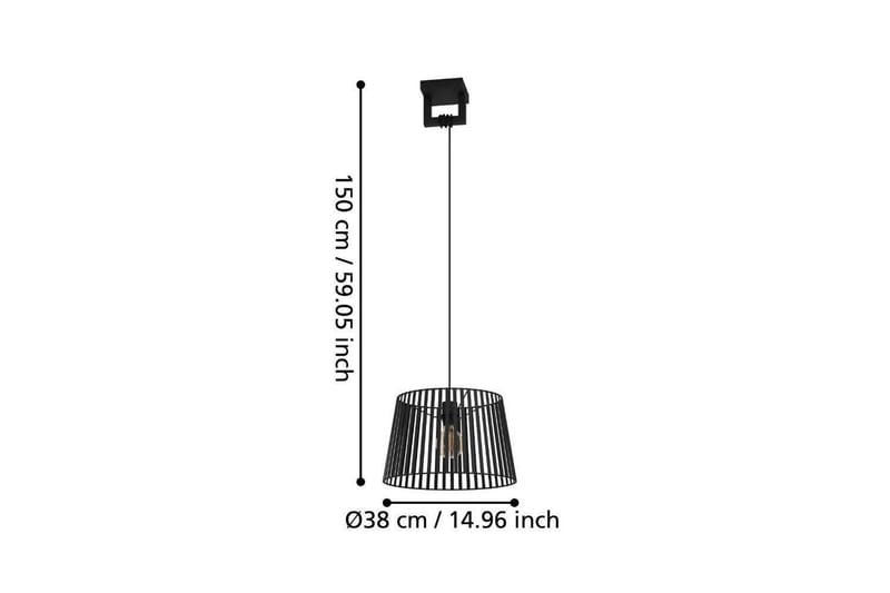 Takpendel Eglo Bogota Svart - Belysning - Lampor & belysning inomhus - Fönsterlampa