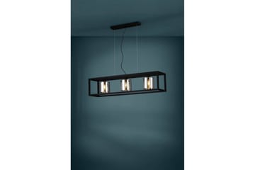 Takpendel Eglo Brisling Svart/Transparent Ram med 3 Lampor - Belysning - Lampor & belysning inomhus - Fönsterlampa