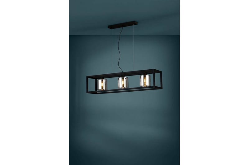 Takpendel Eglo Brisling Svart/Transparent Ram med 3 Lampor - Belysning - Lampor & belysning inomhus - Fönsterlampa