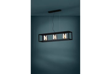 Takpendel Eglo Brisling Svart/Transparent Ram med 3 Lampor - Belysning - Lampor & belysning inomhus - Fönsterlampa