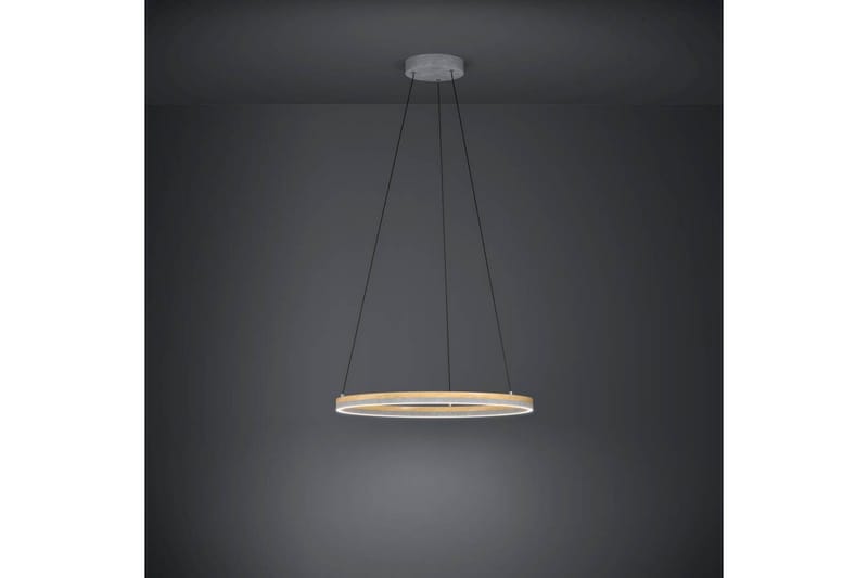 Takpendel Eglo Cadinaro Grå/Trä Rondell - Belysning - Lampor & belysning inomhus - Fönsterlampa