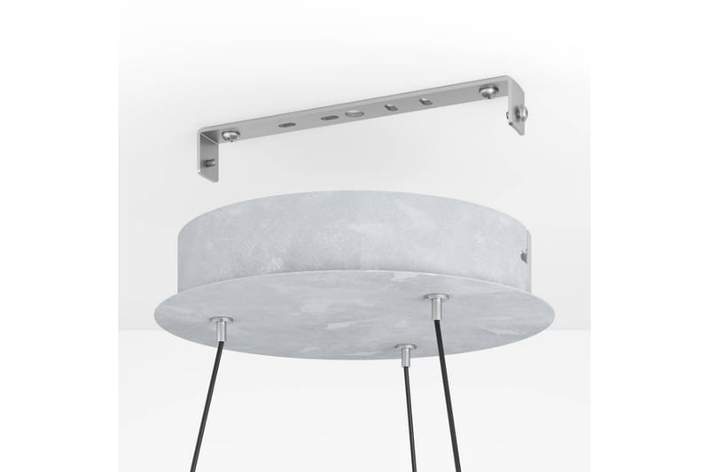 Takpendel Eglo Cadinaro Grå/Trä Rondell - Belysning - Lampor & belysning inomhus - Fönsterlampa