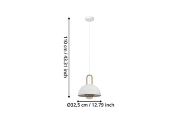 Takpendel Eglo Calmanera Vit, Mässing - Vit/Mässing - Belysning - Lampor & belysning inomhus - Fönsterlampa