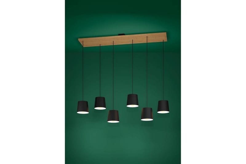 Takpendel Eglo Camarioca Svart/Trä med 5 Lampor - Belysning - Lampor & belysning inomhus - Fönsterlampa