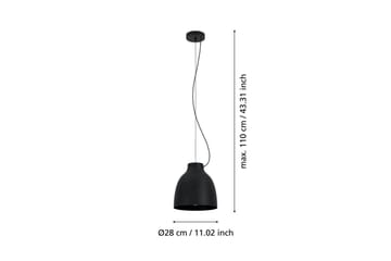 Takpendel Eglo Camasca Svart - Svart - Belysning - Lampor & belysning inomhus - Fönsterlampa