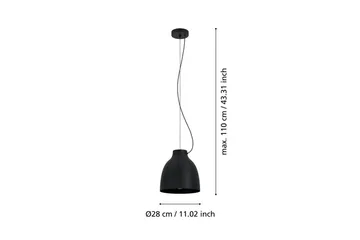 Takpendel Eglo Camasca Svart - Svart - Belysning - Lampor & belysning inomhus - Fönsterlampa