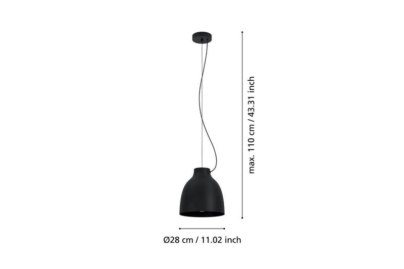 Takpendel Eglo Camasca Svart - Svart - Belysning - Lampor & belysning inomhus - Fönsterlampa