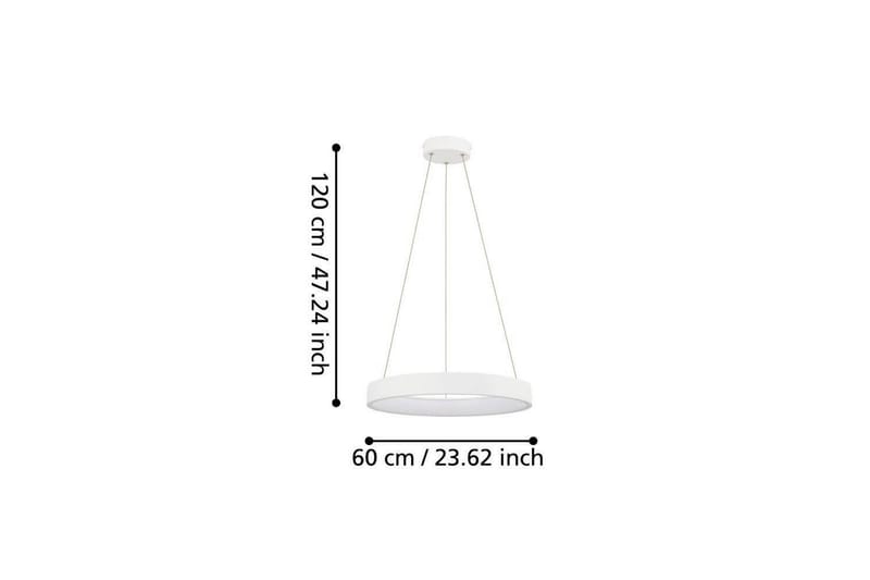 Takpendel Eglo Campo Rosso Vit Rondell - Belysning - Lampor & belysning inomhus - Fönsterlampa