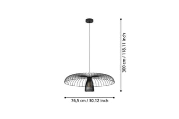 Takpendel Eglo Champerico Svart - Belysning - Lampor & belysning inomhus - Fönsterlampa