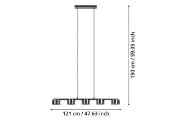 Takpendel Eglo Copillos Svart/Transparent med 5 Lampor - Belysning - Lampor & belysning inomhus - Fönsterlampa