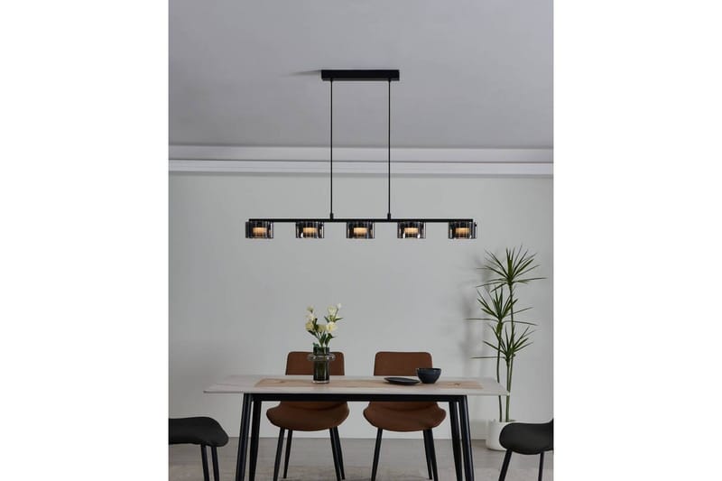 Takpendel Eglo Copillos Svart/Transparent med 5 Lampor - Belysning - Lampor & belysning inomhus - Fönsterlampa