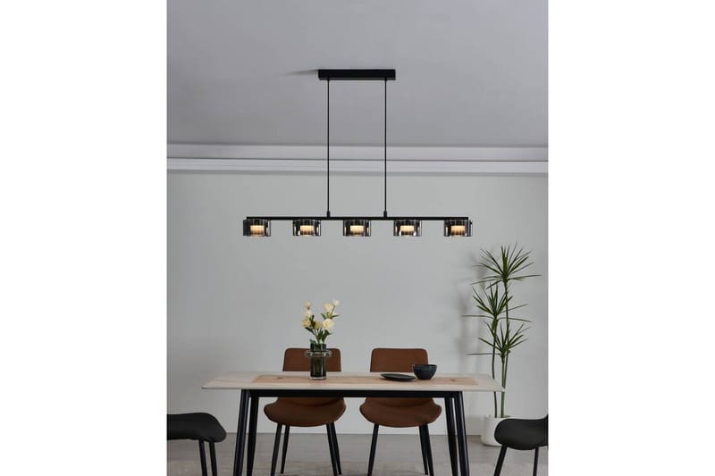 Takpendel Eglo Copillos Svart/Transparent med 5 Lampor - Belysning - Lampor & belysning inomhus - Fönsterlampa