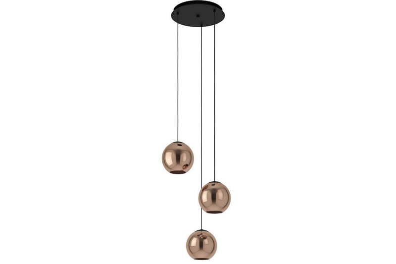 Takpendel Eglo Cordoba Rondell Svart/Koppar med 3 Lampor - Belysning - Lampor & belysning inomhus - Fönsterlampa