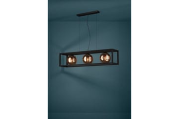 Takpendel Eglo Cordoba Svart/Koppar Ram med 3 Lampor - Belysning - Lampor & belysning inomhus - Fönsterlampa