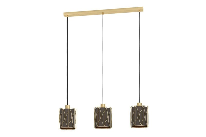 Takpendel Eglo Corojal Cappuccino/Mässing med 3 Lampor