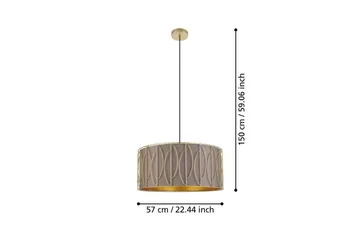 Takpendel Eglo Corojal Cappuccino/Mässing - Belysning - Lampor & belysning inomhus - Fönsterlampa