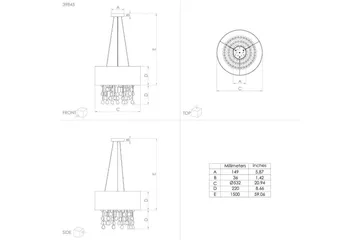 Takpendel Eglo Escuela Svart - Belysning - Lampor & belysning inomhus - Fönsterlampa