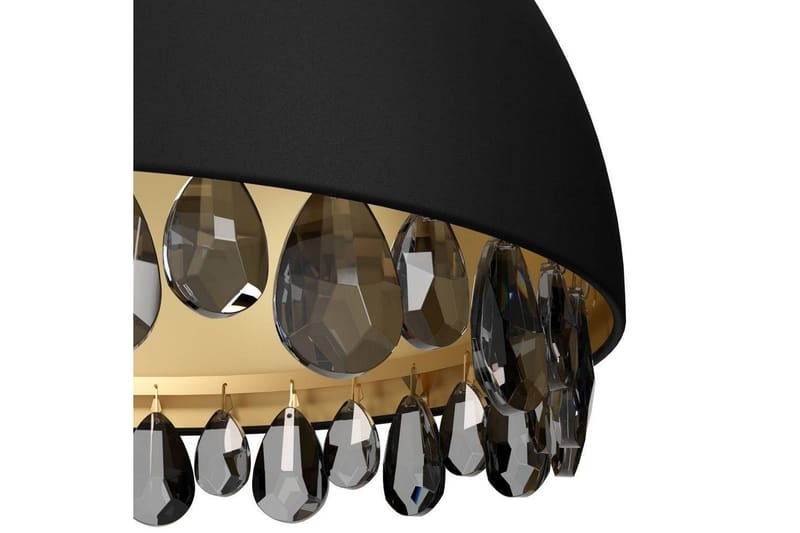 Takpendel Eglo Gaetano 2 Svart/Guld Kristall - Belysning - Lampor & belysning inomhus - Fönsterlampa