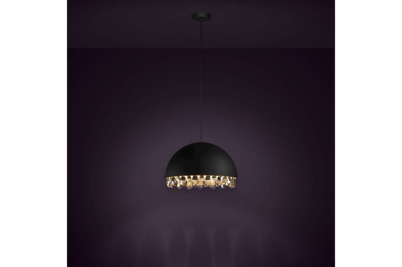 Takpendel Eglo Gaetano 2 Svart/Guld Kristall - Belysning - Lampor & belysning inomhus - Fönsterlampa