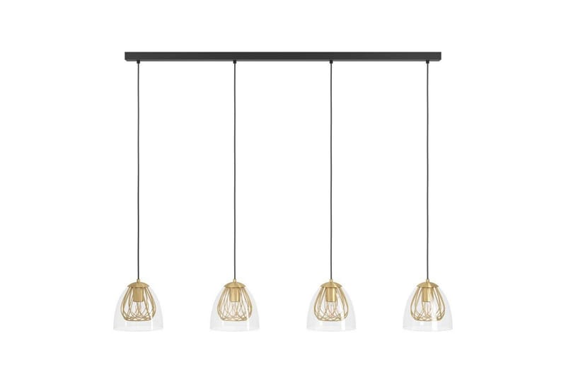 Takpendel Eglo Jazminia Mässing/Klar med 4 Lampor - Belysning - Lampor & belysning inomhus - Fönsterlampa