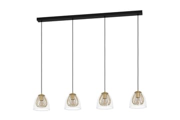 Takpendel Eglo Jazminia Mässing/Klar med 4 Lampor - Belysning - Lampor & belysning inomhus - Fönsterlampa
