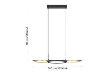 Takpendel Eglo Lanacera Svart/Guld - Belysning - Lampor & belysning inomhus - Fönsterlampa