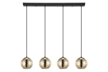 Takpendel Eglo Lemorieta Svart/Guld med 4 Lampor - Belysning - Lampor & belysning inomhus - Fönsterlampa