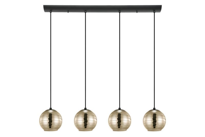 Takpendel Eglo Lemorieta Svart/Guld med 4 Lampor - Belysning - Lampor & belysning inomhus - Fönsterlampa
