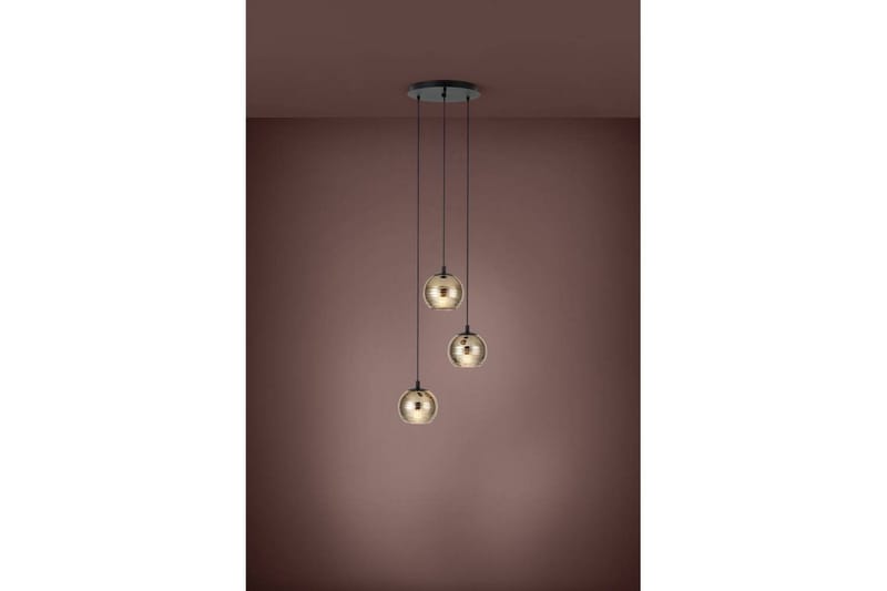 Takpendel Eglo Lemorieta Svart/Guld Rondell med 3 Lampor - Belysning - Lampor & belysning inomhus - Fönsterlampa