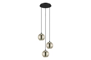 Takpendel Eglo Lemorieta Svart/Guld Rondell med 3 Lampor - Belysning - Lampor & belysning inomhus - Fönsterlampa