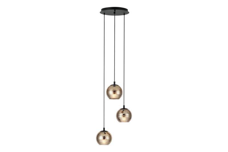 Takpendel Eglo Lemorieta Svart/Guld Rondell med 3 Lampor - Belysning - Lampor & belysning inomhus - Fönsterlampa