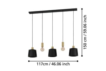 Takpendel Eglo Majagua Svart/Mässing med 5 Lampor - Belysning - Lampor & belysning inomhus - Fönsterlampa