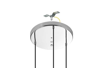 Takpendel Eglo Majana Opalvit/Krom Rondell med 3 Lampor - Belysning - Lampor & belysning inomhus - Fönsterlampa