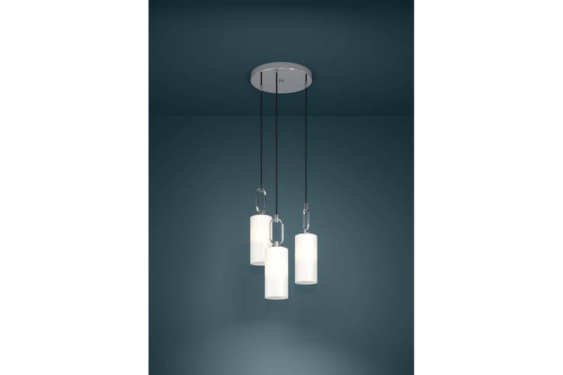 Takpendel Eglo Majana Opalvit/Krom Rondell med 3 Lampor - Belysning - Lampor & belysning inomhus - Fönsterlampa
