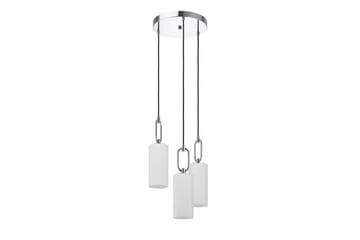 Takpendel Eglo Majana Opalvit/Krom Rondell med 3 Lampor - Belysning - Lampor & belysning inomhus - Fönsterlampa
