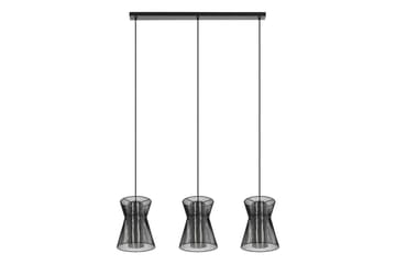 Takpendel Eglo Maseta med 3 Lampor Svart Svart-Transparent - Svart - Belysning - Lampor & belysning inomhus - Fönsterlampa