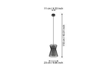 Takpendel Eglo Maseta Svart Transparent - Svart - Belysning - Lampor & belysning inomhus - Fönsterlampa