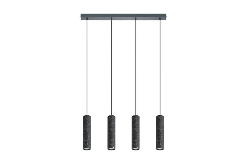 Takpendel Eglo Mentalona Antracit Terrazzo med 4 Lampor