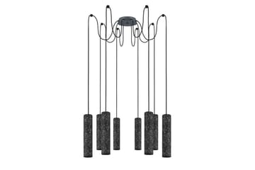 Takpendel Eglo Mentalona Antracit Terrazzo med 8 Lampor - Belysning - Lampor & belysning inomhus - Fönsterlampa