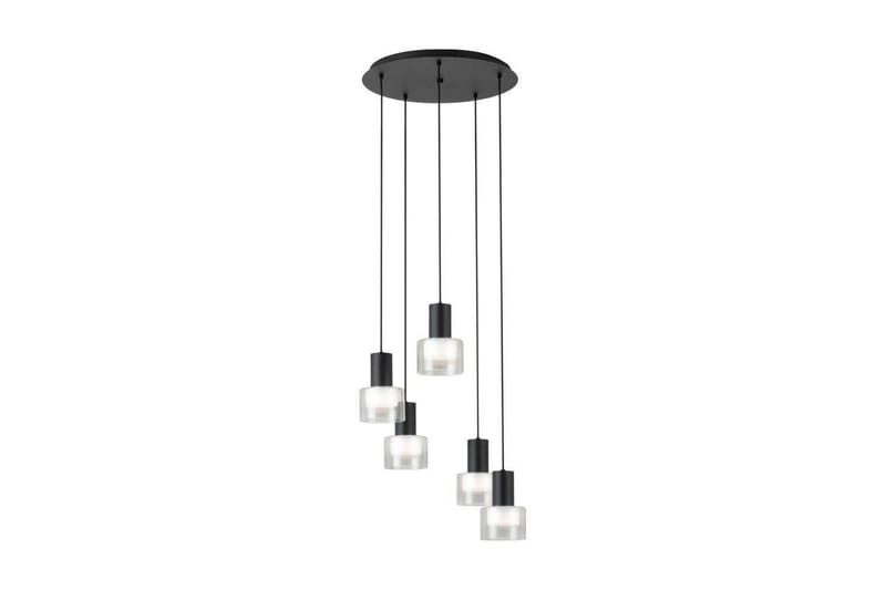 Takpendel Eglo Molineros Svart/Transparent Rondell med 5 Lampor - Belysning - Lampor & belysning inomhus - Fönsterlampa