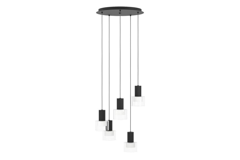 Takpendel Eglo Molineros Svart/Transparent Rondell med 5 Lampor - Belysning - Lampor & belysning inomhus - Fönsterlampa