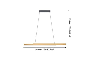 Takpendel Eglo Montebuono Brun - Belysning - Lampor & belysning inomhus - Fönsterlampa