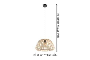 Takpendel Eglo Montezuelo Trä 50 cm - 50 cm - Belysning - Lampor & belysning inomhus - Fönsterlampa