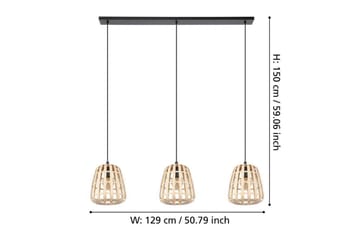 Takpendel Eglo Montezuelo Trä med 3 Lampor - Belysning - Lampor & belysning inomhus - Fönsterlampa